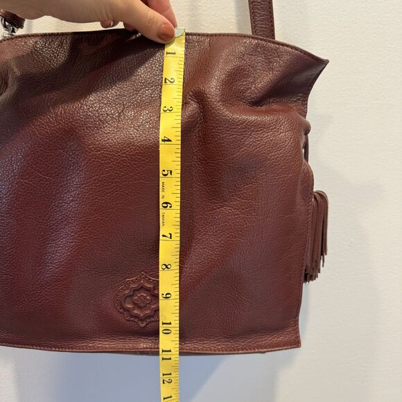 Oryany Tote Purse Leather Wine Bag Tassel Shoulder Crossbody Convertible Strap - Picture 11 of 14